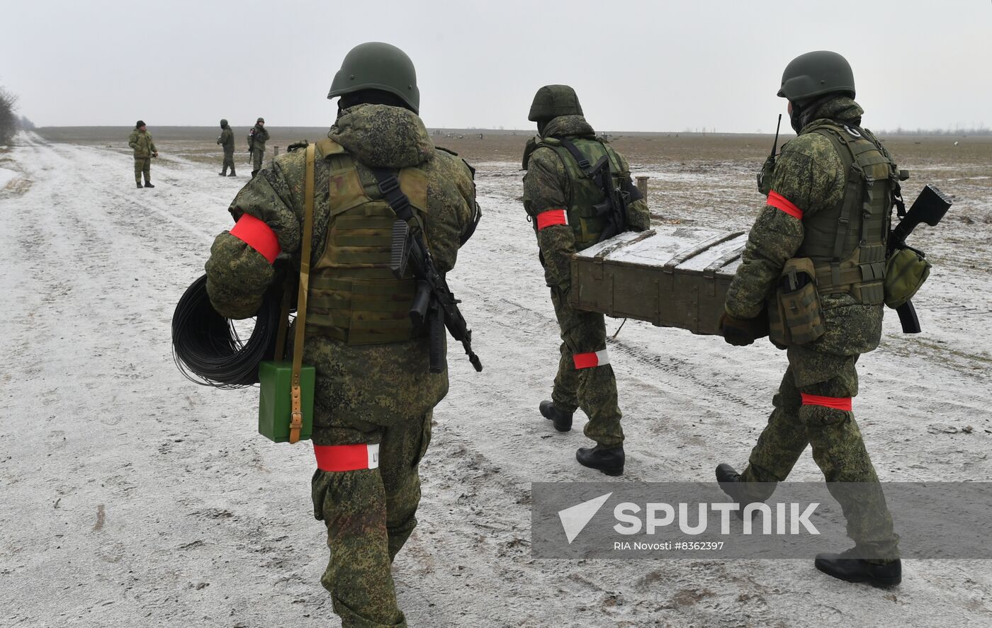 Russia Ukraine Military Operation Sappers