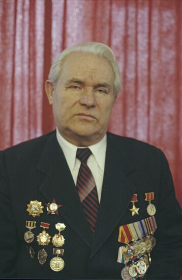 Hero of Soviet Union Pavel Golovkin