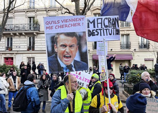 France Pension Reform Protest