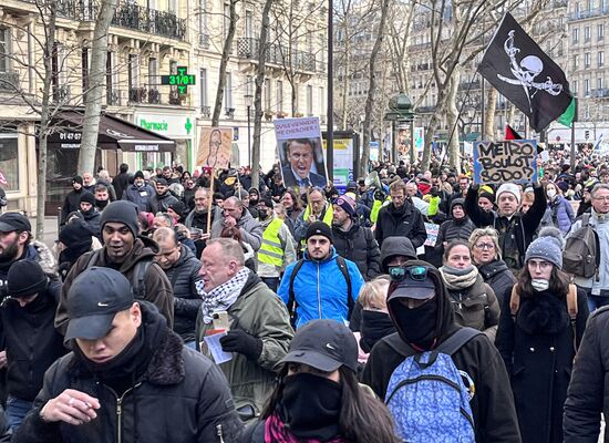 France Pension Reform Protest
