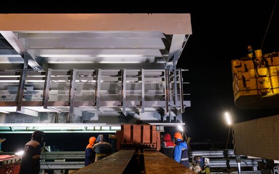 Russia Crimean Bridge Accident Restoration