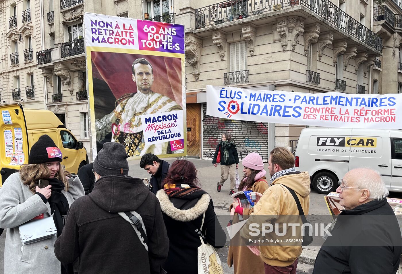 France Pension Reform Protest