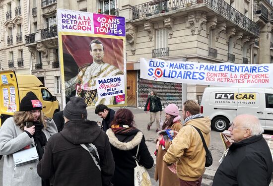 France Pension Reform Protest