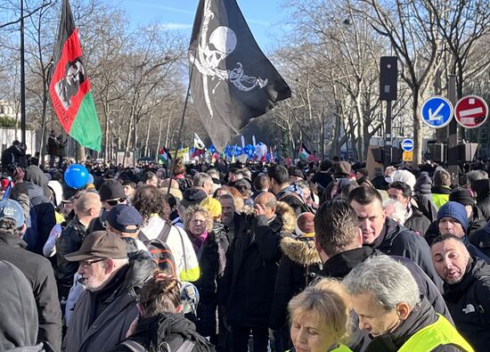 France Pension Reform Protest