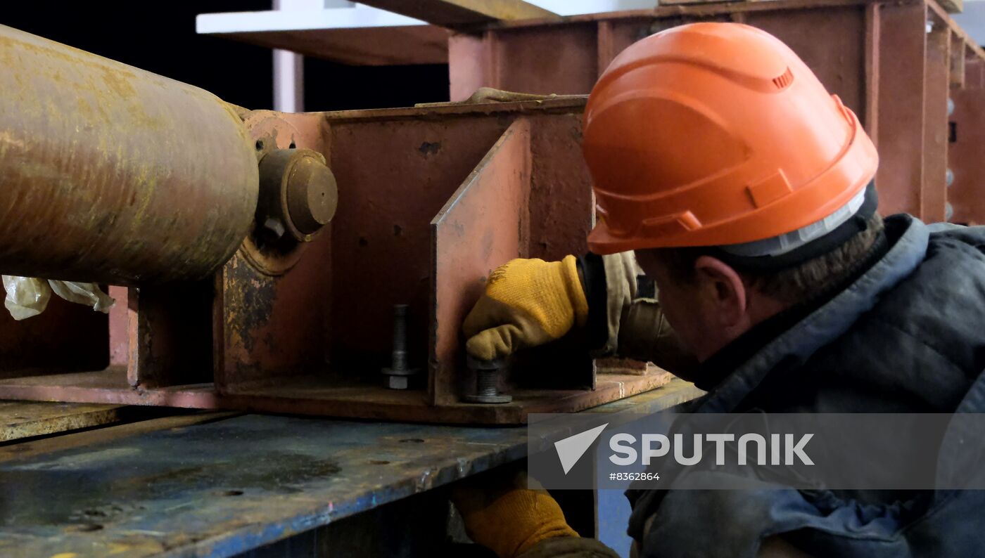 Russia Crimean Bridge Accident Restoration