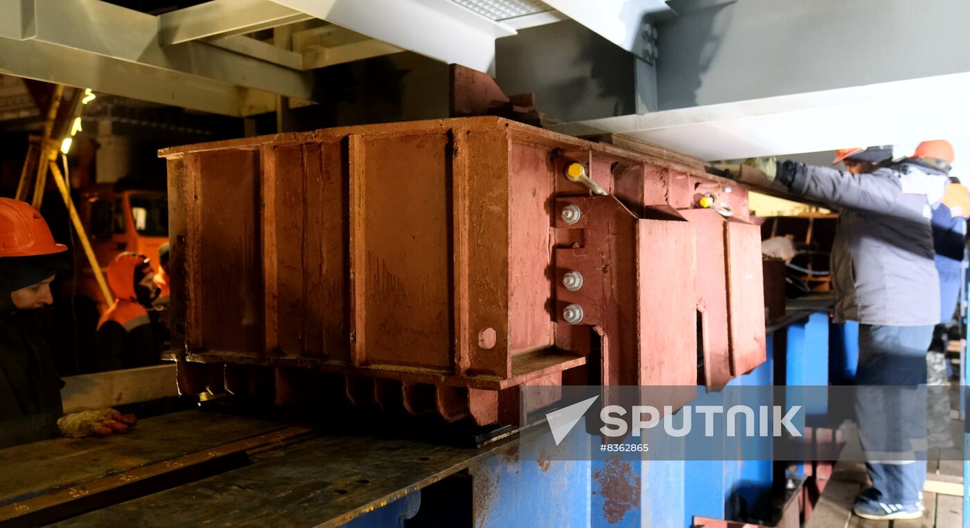 Russia Crimean Bridge Accident Restoration