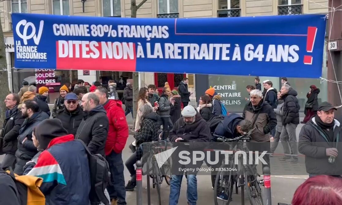 France Pension Reform Protest