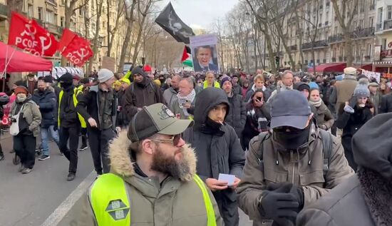 France Pension Reform Protest
