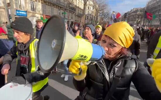 France Pension Reform Protest