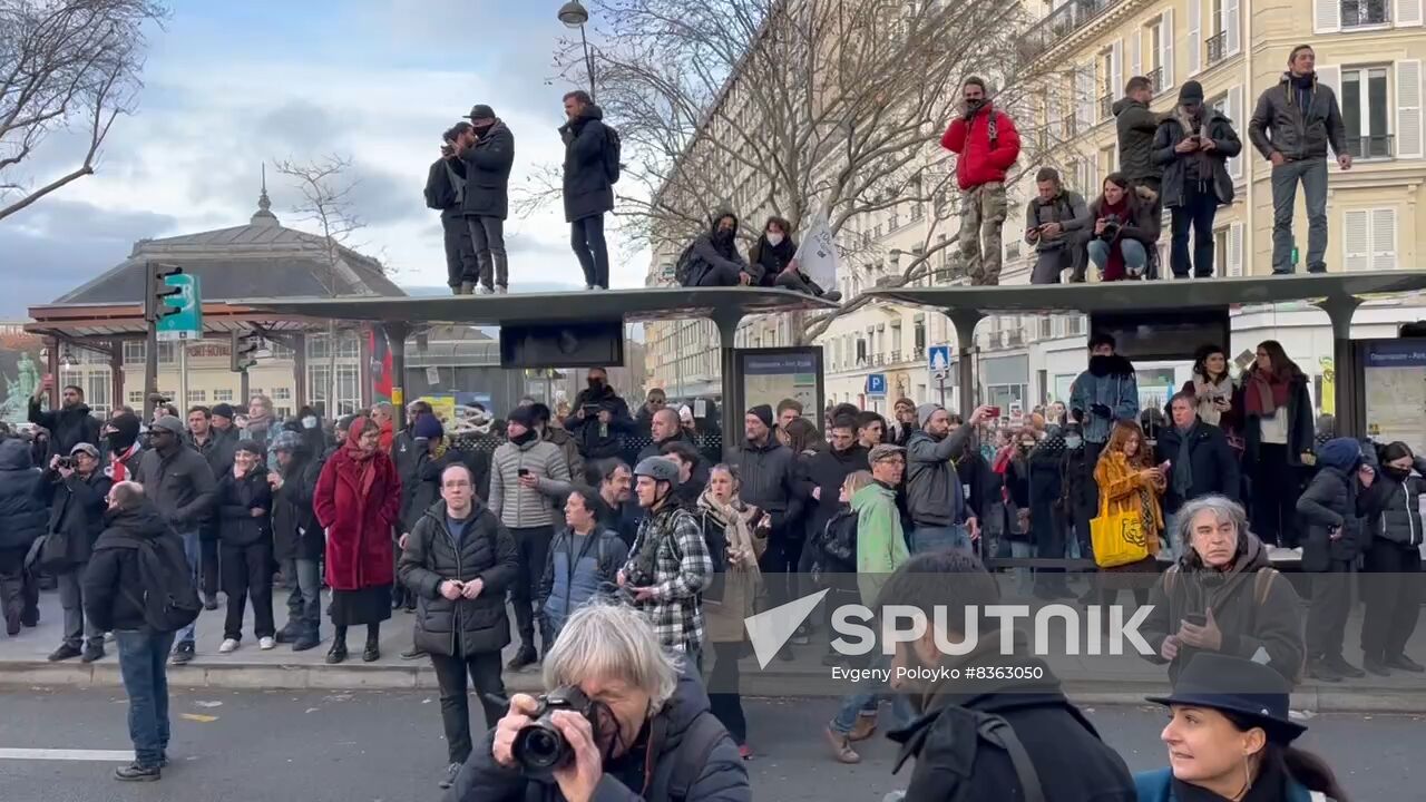 France Pension Reform Protest