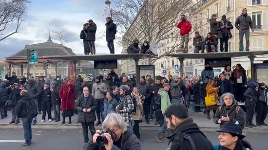 France Pension Reform Protest