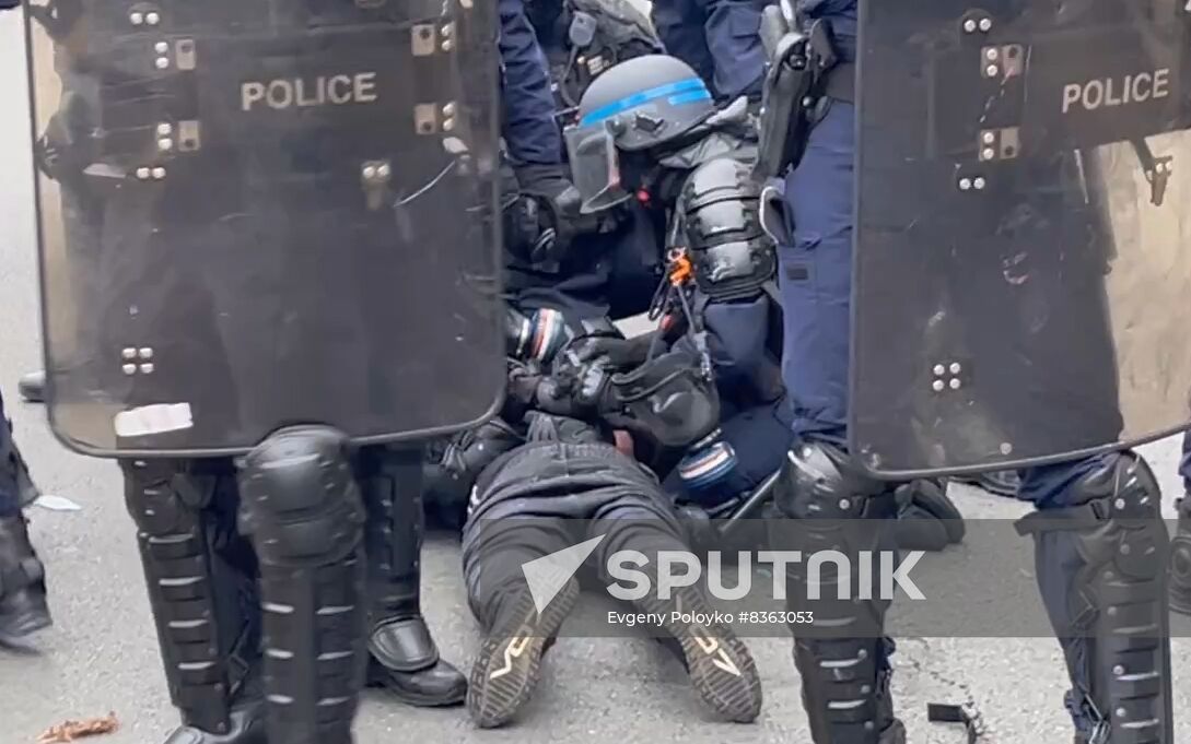 France Pension Reform Protest