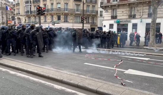 France Pension Reform Protest