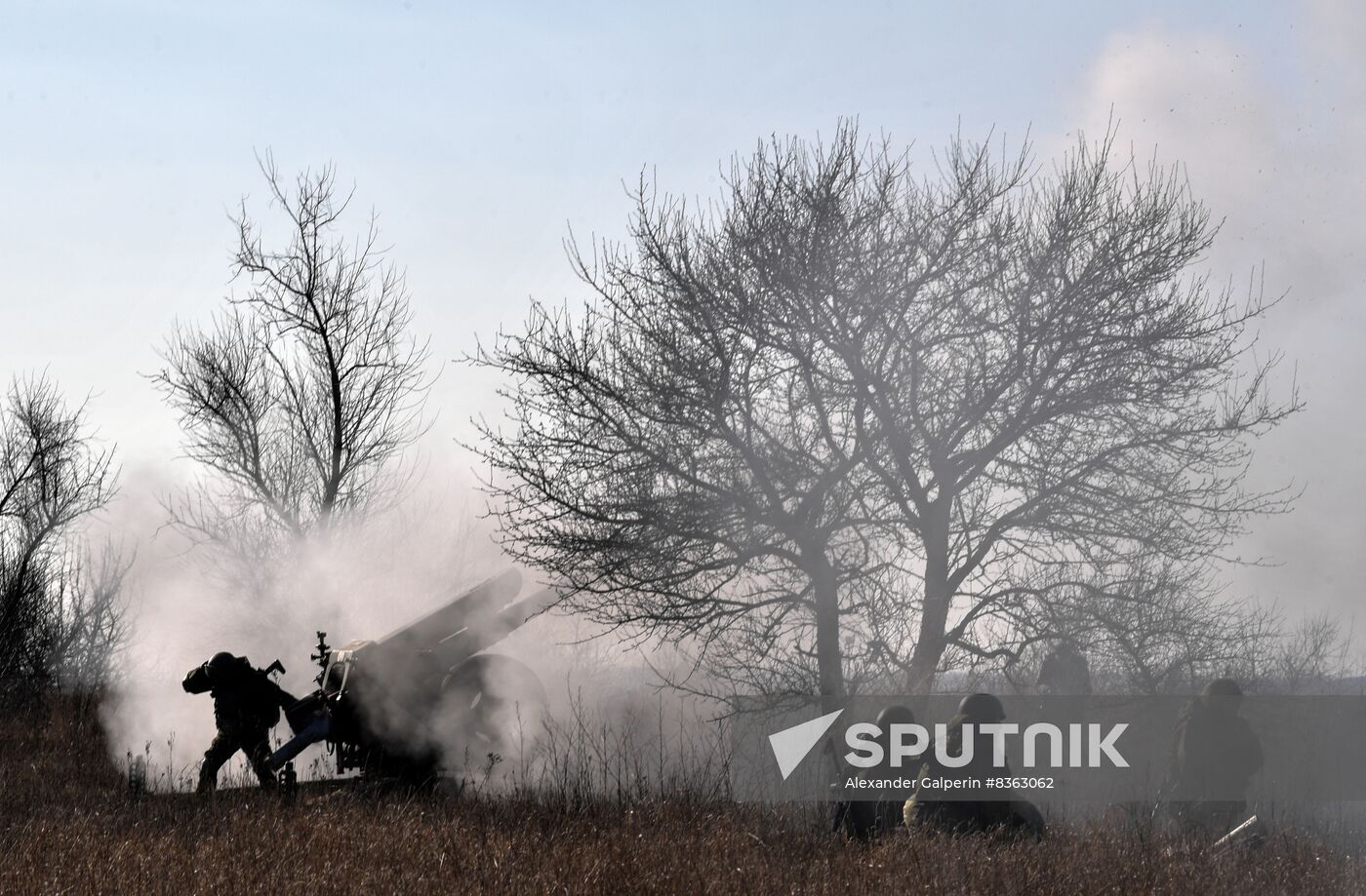 Russia Ukraine Military Operation Artillery Unit