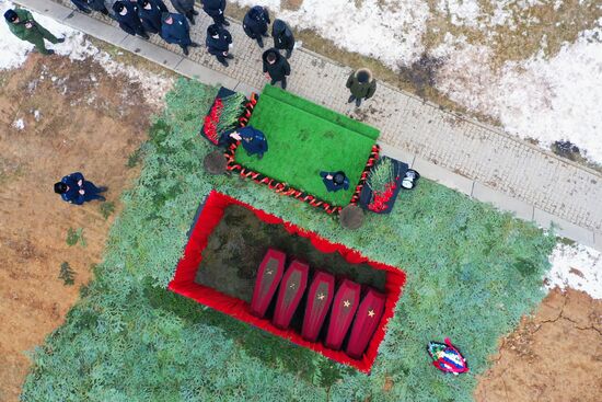 Russia WWII Stalingrad Battle Anniversary Remains Burial