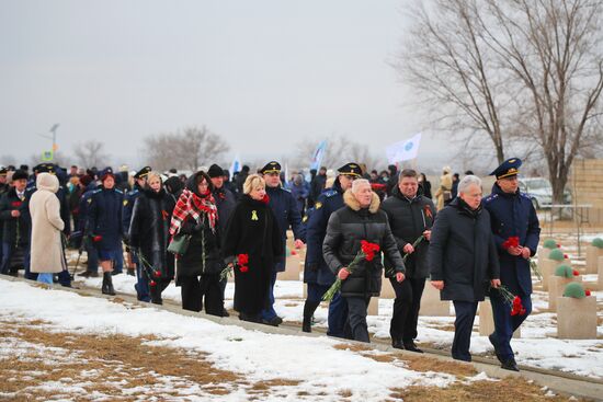 Russia WWII Stalingrad Battle Anniversary Remains Burial