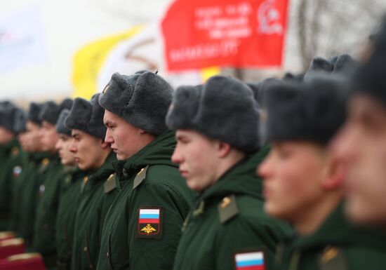 Russia WWII Stalingrad Battle Anniversary Remains Burial