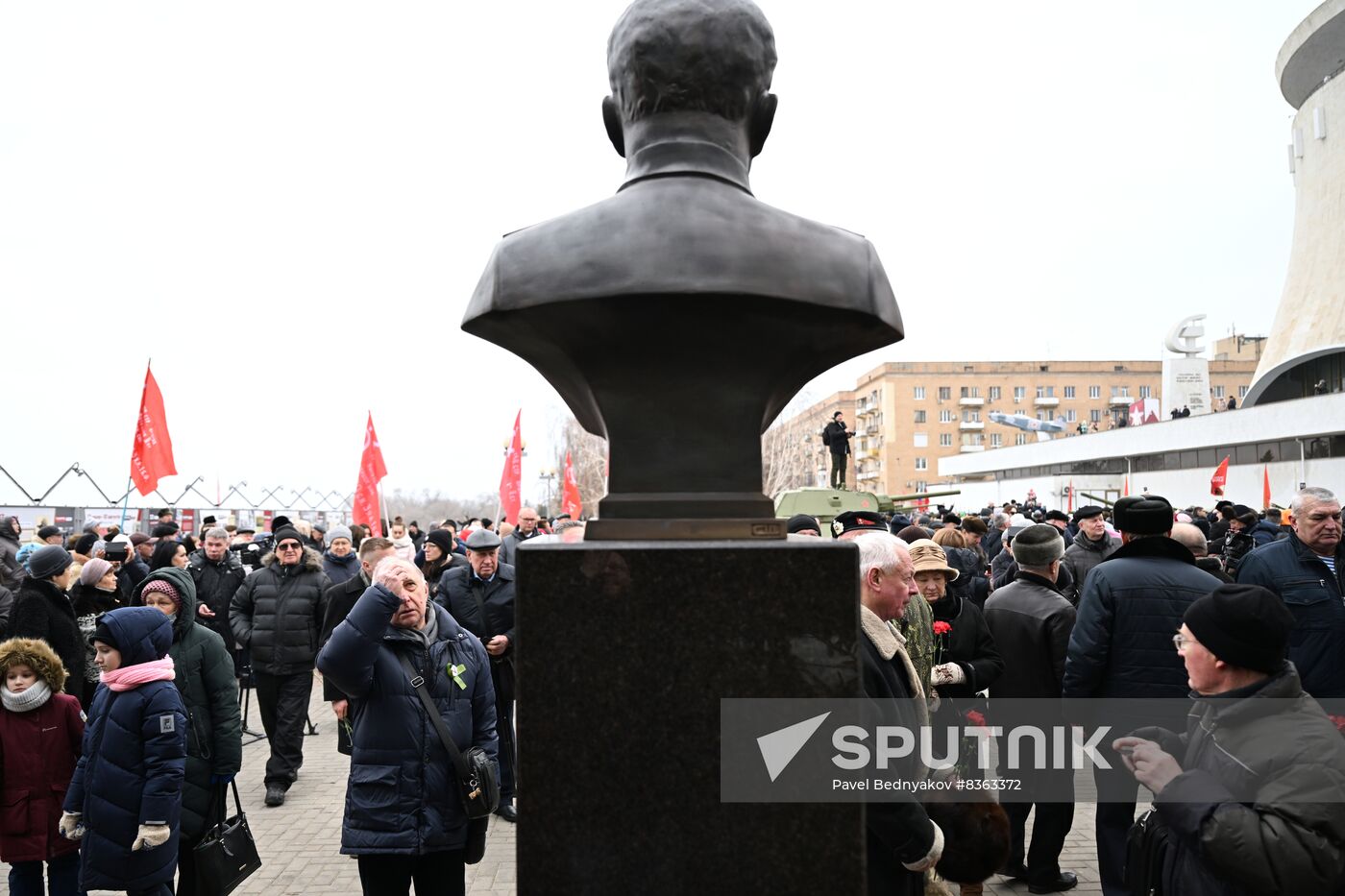 Russia WWII Stalingrad Battle Anniversary Commanders