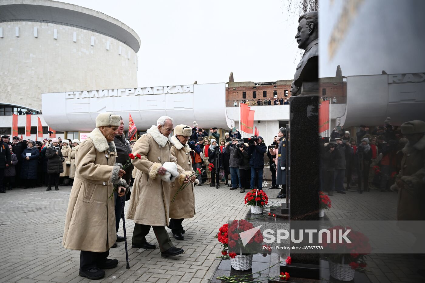 Russia WWII Stalingrad Battle Anniversary Commanders