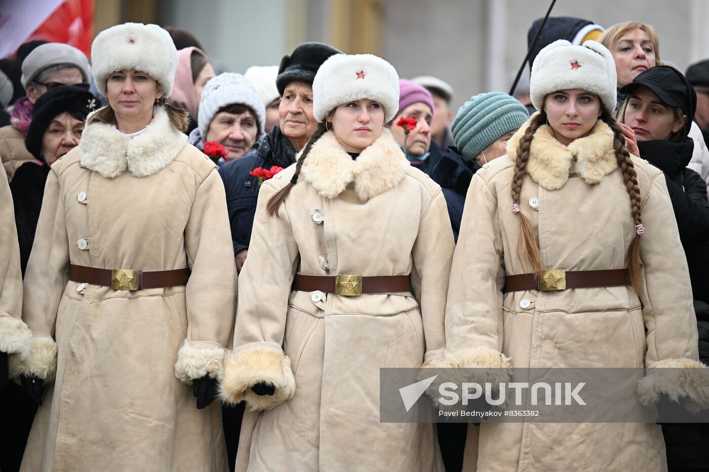 Russia WWII Stalingrad Battle Anniversary Commanders