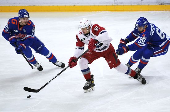 Russia Ice Hockey Kontinental League SKA - Lokomotiv