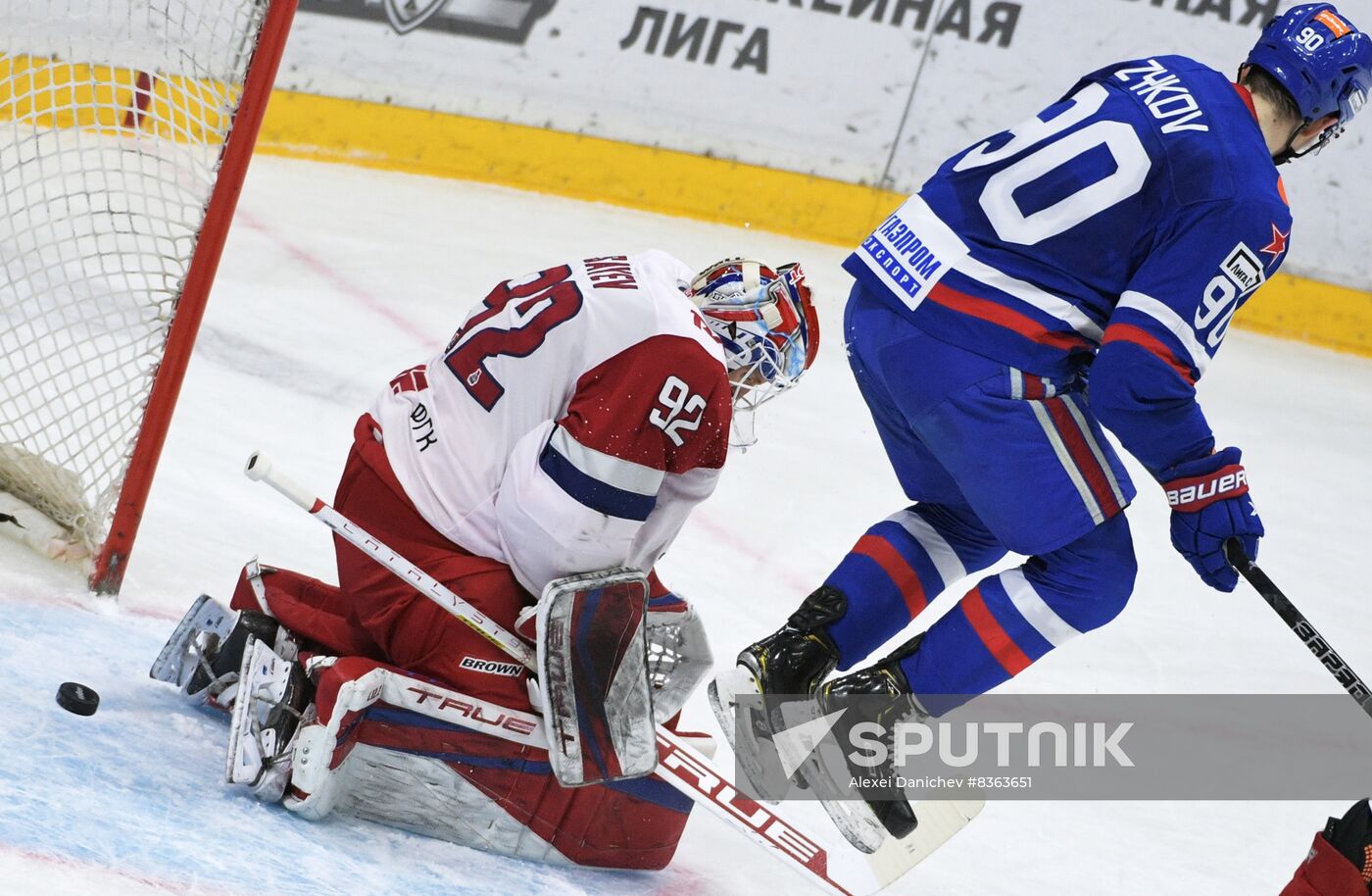 Russia Ice Hockey Kontinental League SKA - Lokomotiv