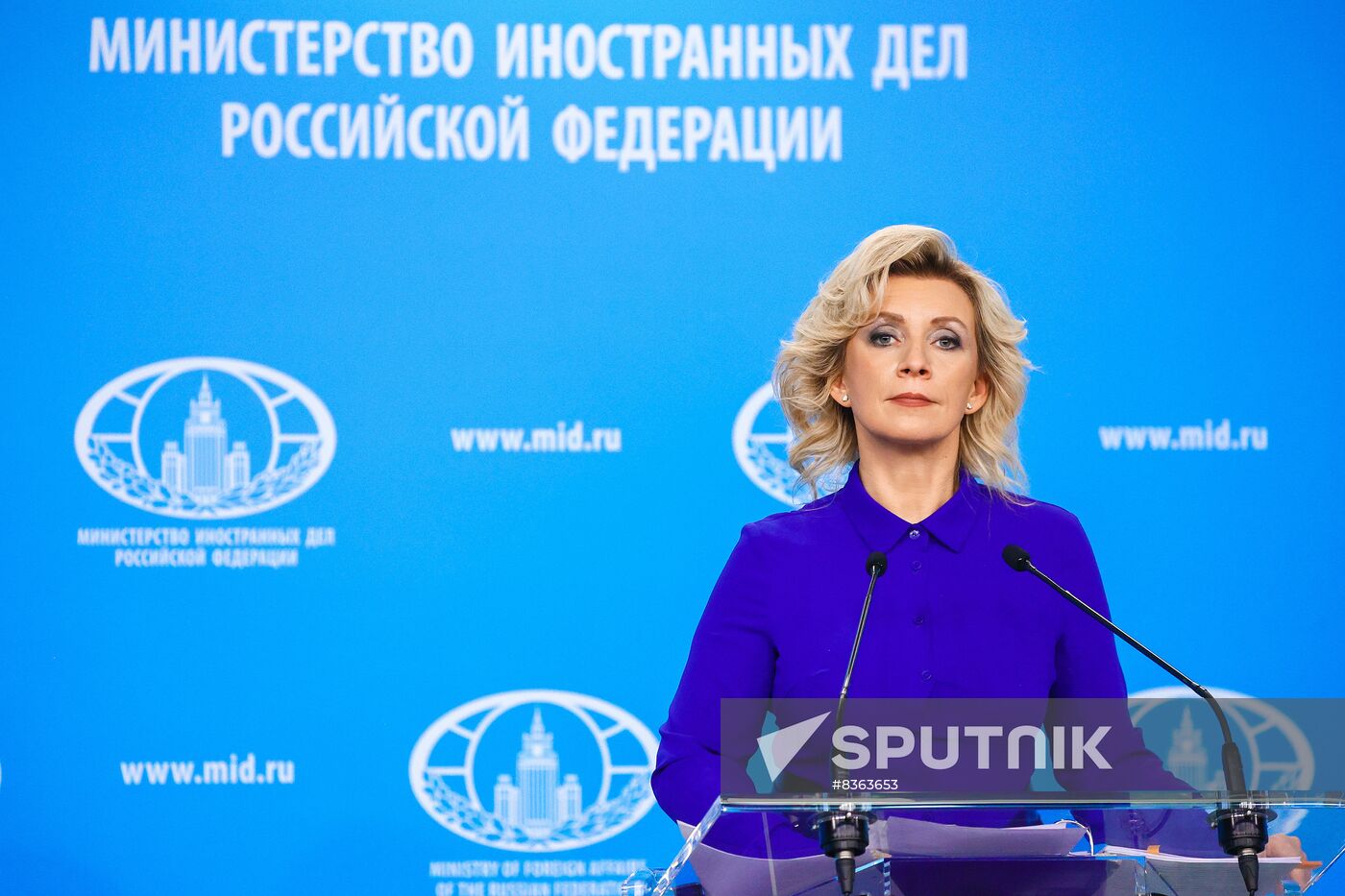 Russia Zakharova Briefing