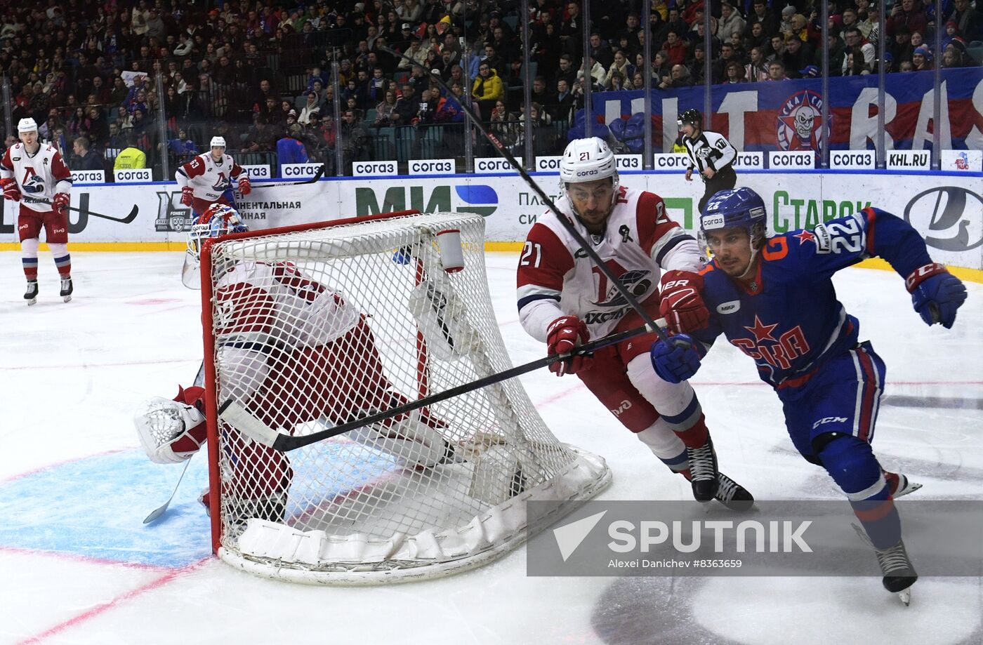 Russia Ice Hockey Kontinental League SKA - Lokomotiv