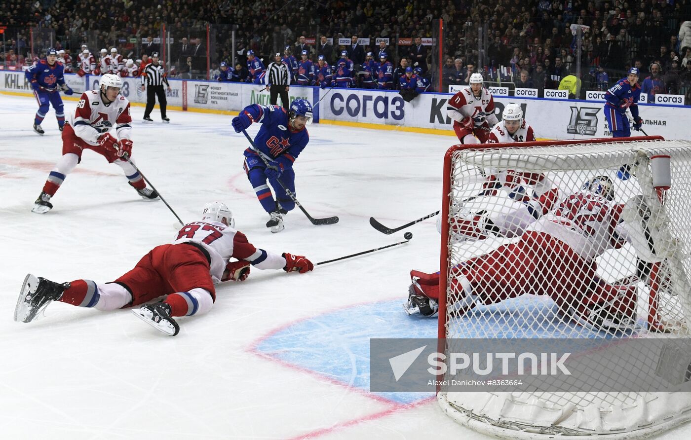 Russia Ice Hockey Kontinental League SKA - Lokomotiv