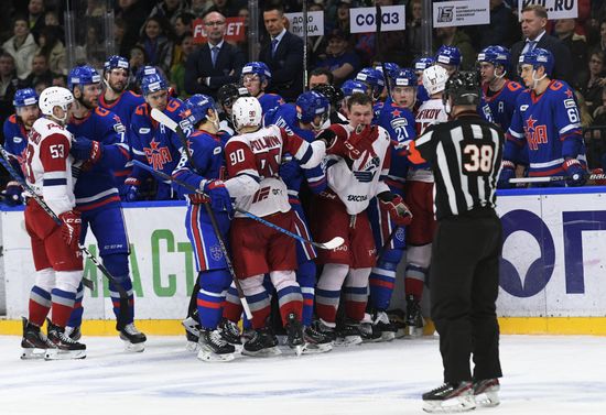 Russia Ice Hockey Kontinental League SKA - Lokomotiv