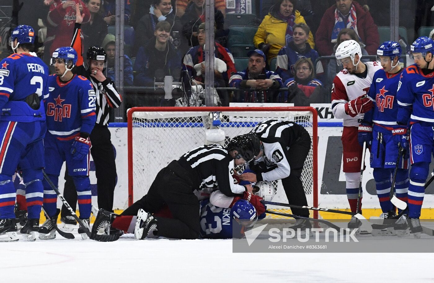 Russia Ice Hockey Kontinental League SKA - Lokomotiv