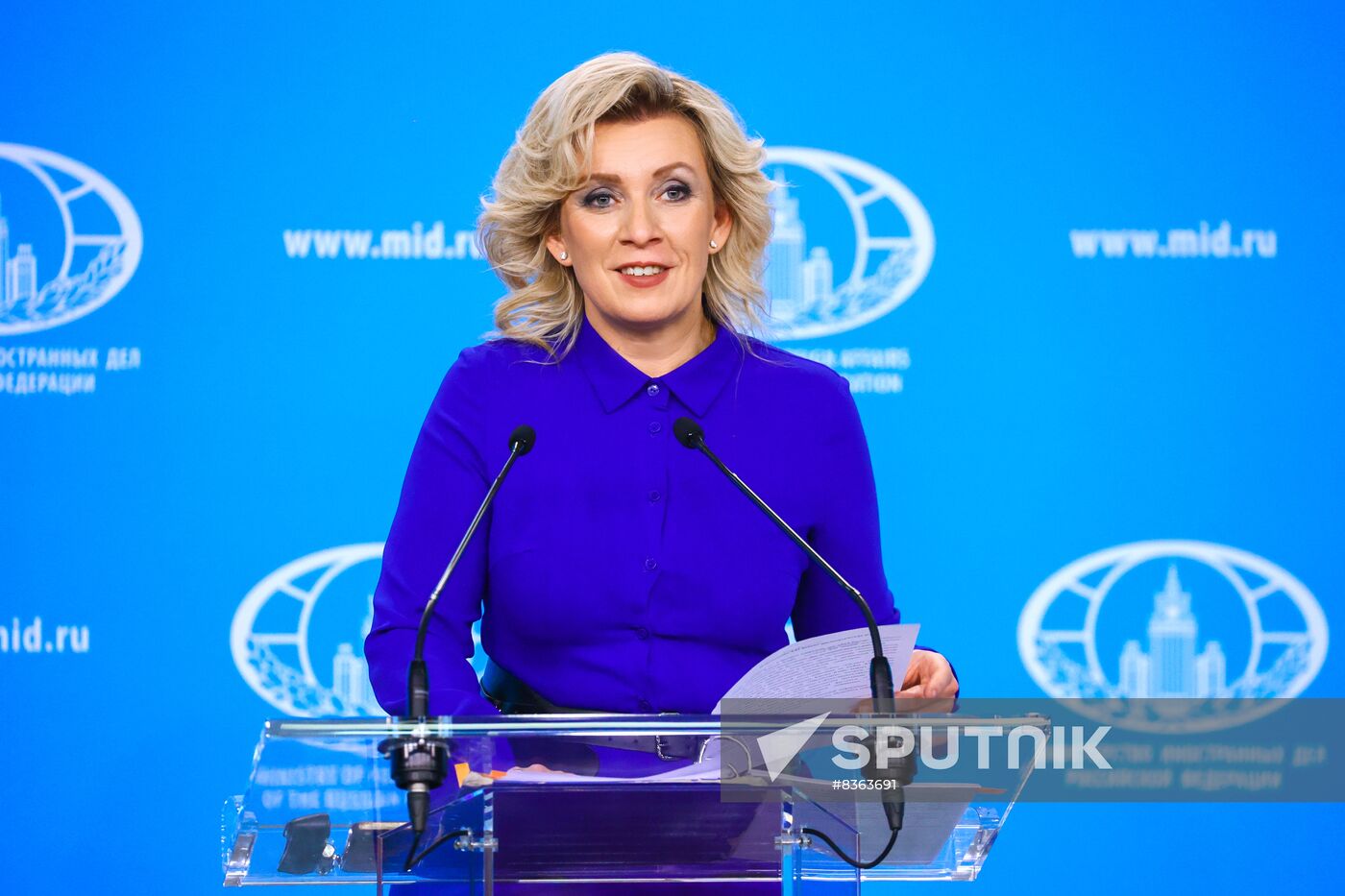 Russia Zakharova Briefing