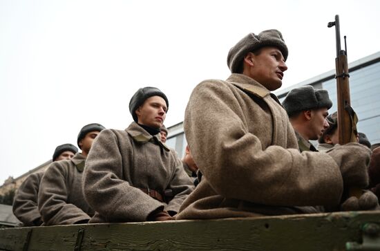 Russia WWII Stalingrad Battle Anniversary Parade