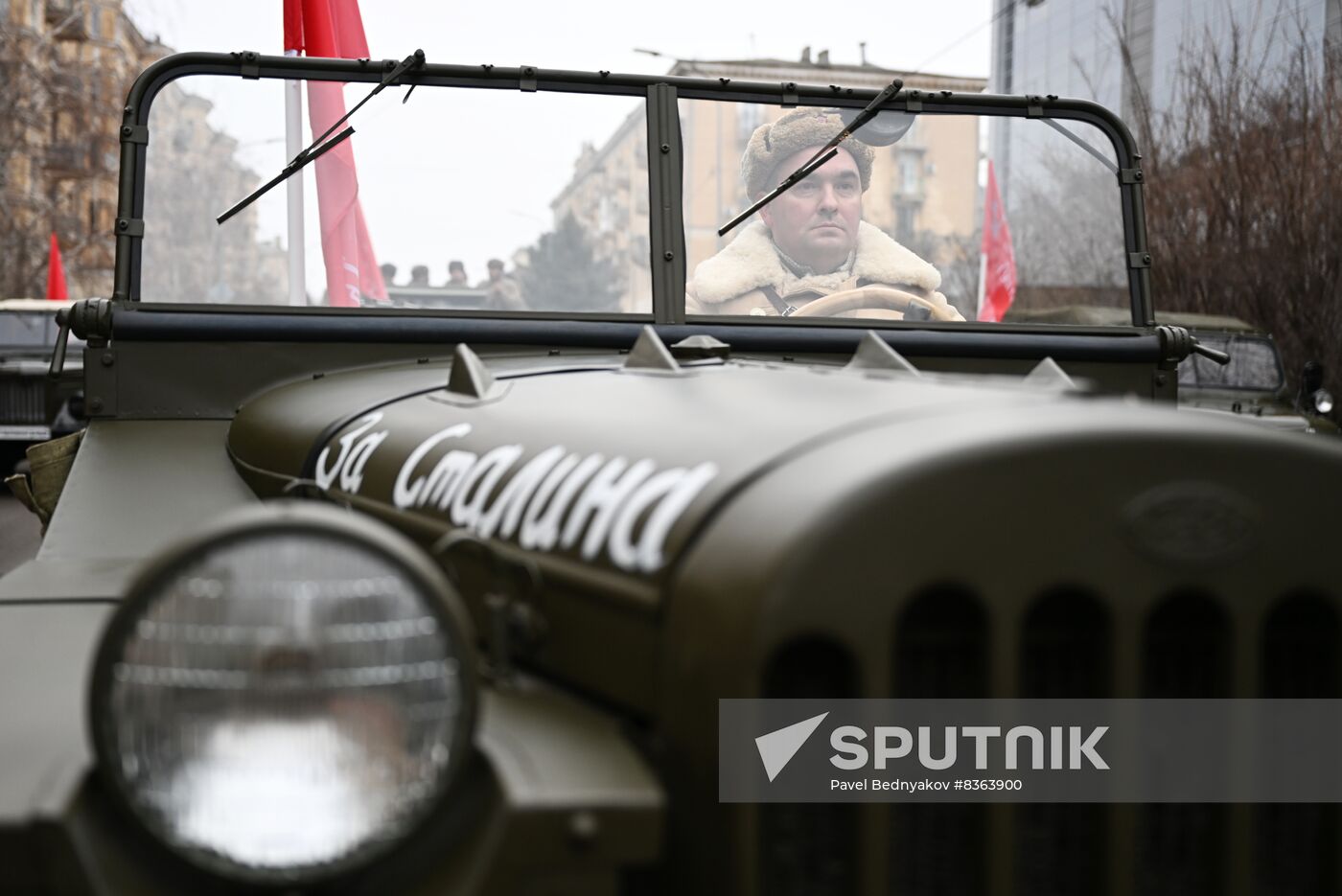 Russia WWII Stalingrad Battle Anniversary Parade