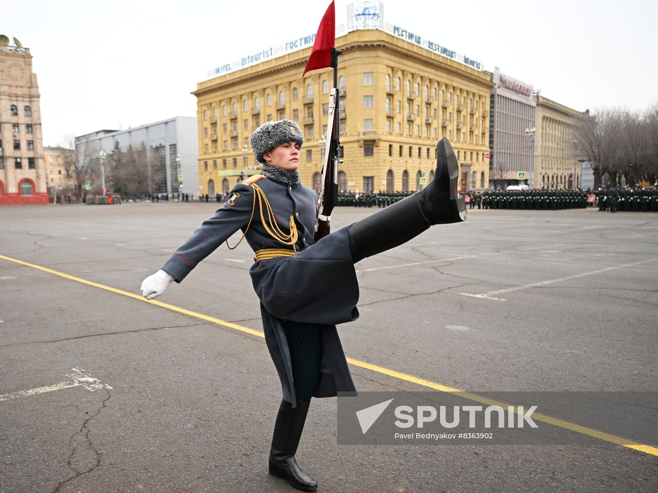 Russia WWII Stalingrad Battle Anniversary Parade