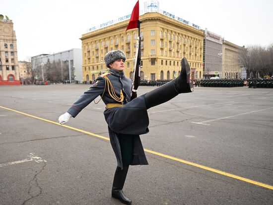 Russia WWII Stalingrad Battle Anniversary Parade