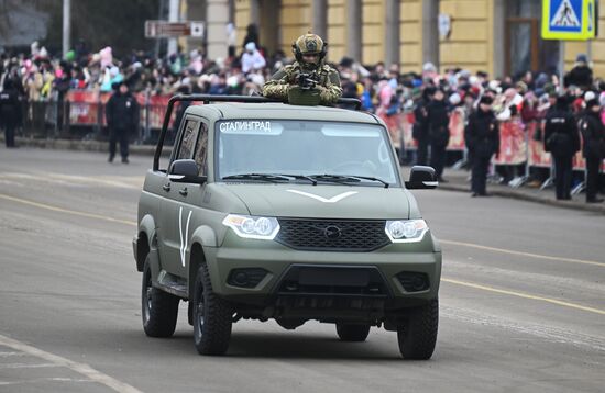 Russia WWII Stalingrad Battle Anniversary Parade