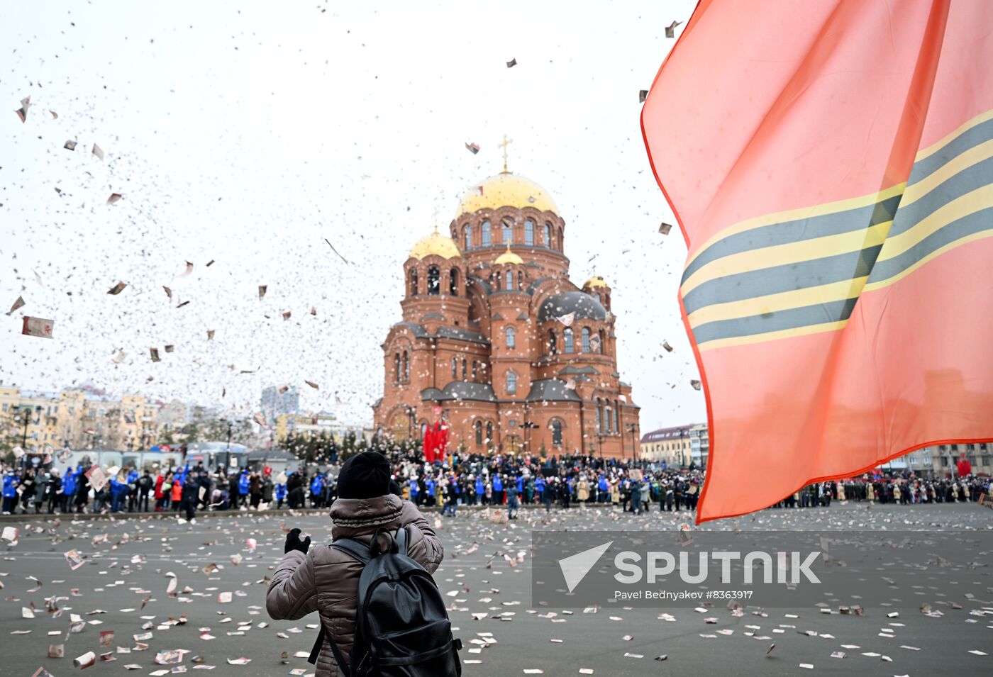 Russia WWII Stalingrad Battle Anniversary Parade