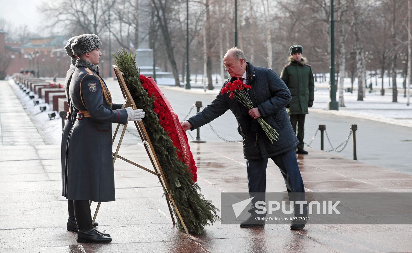 Russia WWII Stalingrad Battle Anniversary Ceremony