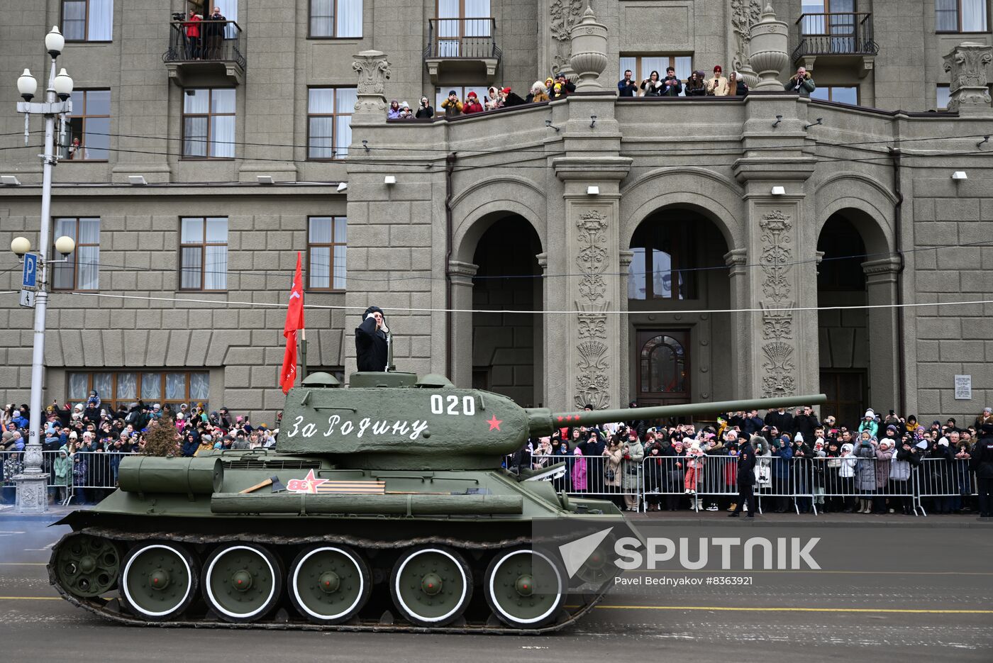 Russia WWII Stalingrad Battle Anniversary Parade