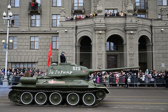 Russia WWII Stalingrad Battle Anniversary Parade