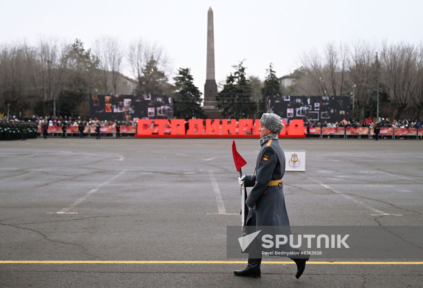 Russia WWII Stalingrad Battle Anniversary Parade