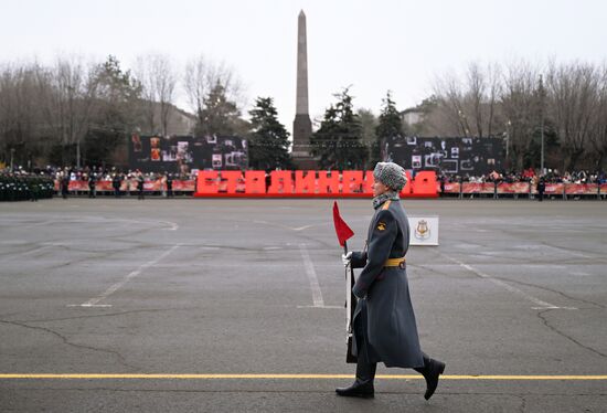 Russia WWII Stalingrad Battle Anniversary Parade