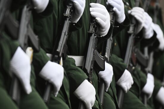 Russia WWII Stalingrad Battle Anniversary Parade