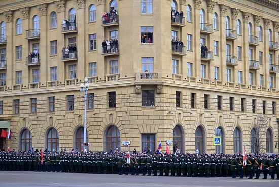 Russia WWII Stalingrad Battle Anniversary Parade