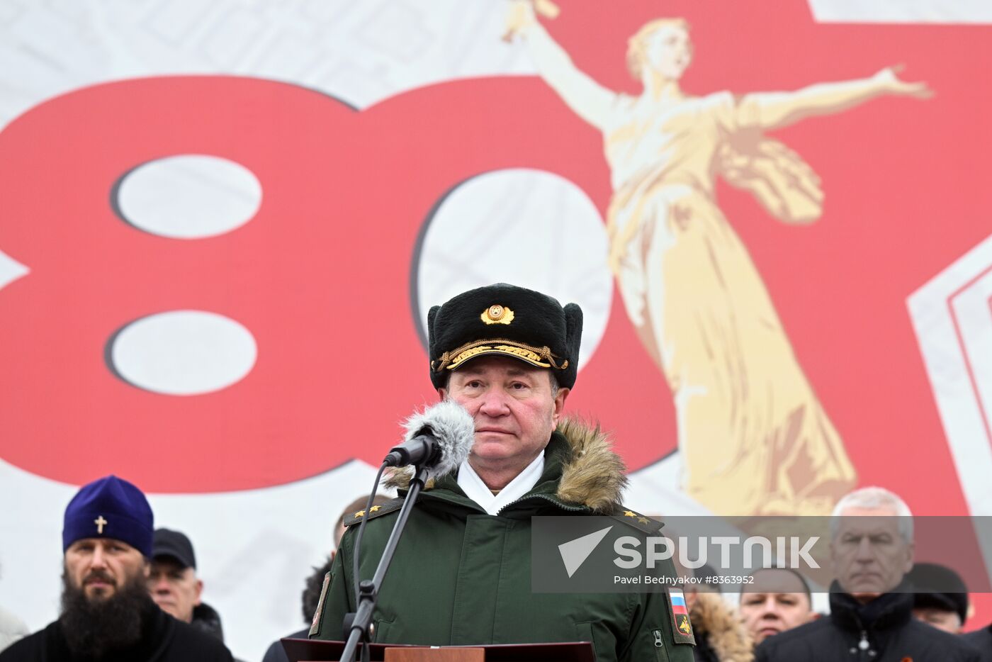 Russia WWII Stalingrad Battle Anniversary Parade