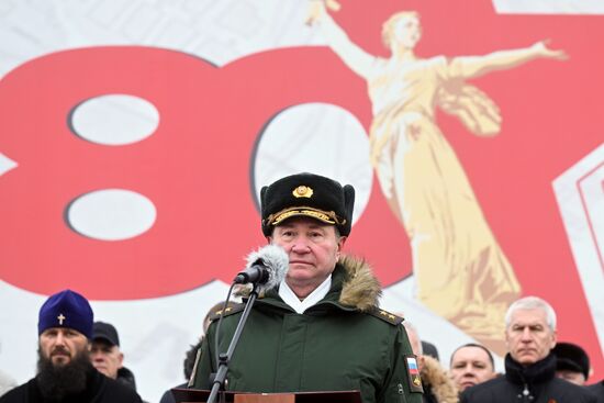 Russia WWII Stalingrad Battle Anniversary Parade