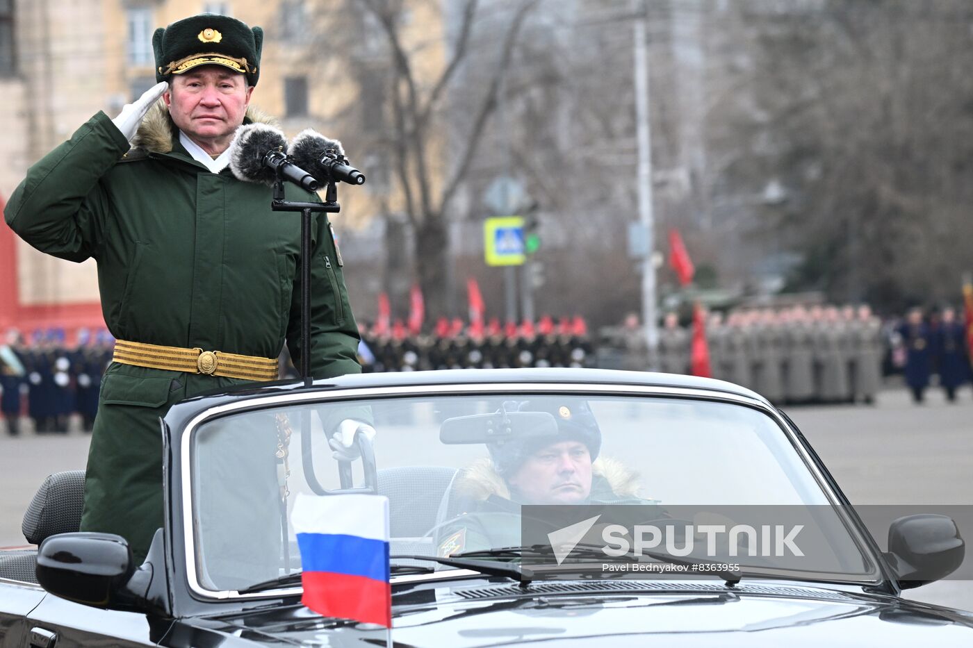 Russia WWII Stalingrad Battle Anniversary Parade