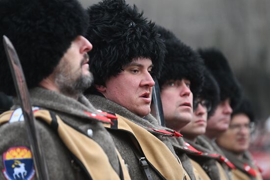 Russia WWII Stalingrad Battle Anniversary Parade