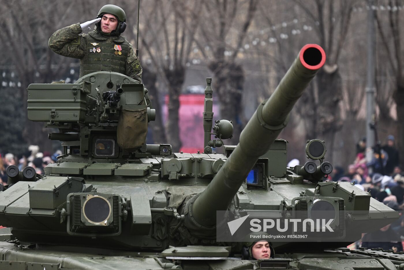 Russia WWII Stalingrad Battle Anniversary Parade